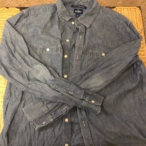 Old navy jean button-up